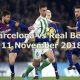 Prediksi Barcelona vs Real Betis 11 November 2018 Prediksi Barcelona vs Real Betis 11 November 2018