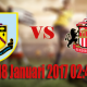 Prediksi Skor Burnley vs Sunderland 18 Januari 2017
